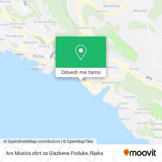 Karta Ars Musica obrt za Glazbene Poduke