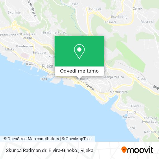 Karta Škunca Radman dr. Elvira-Gineko.