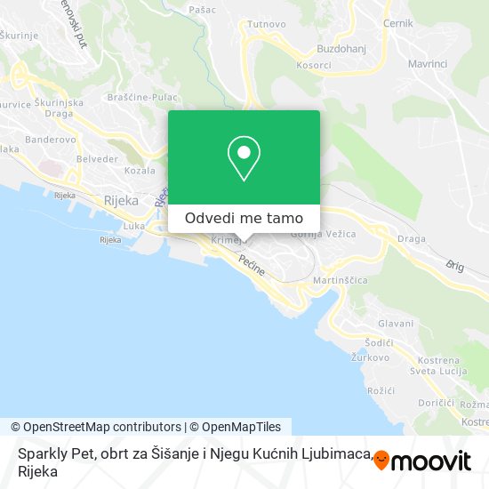 Karta Sparkly Pet, obrt za Šišanje i Njegu Kućnih Ljubimaca
