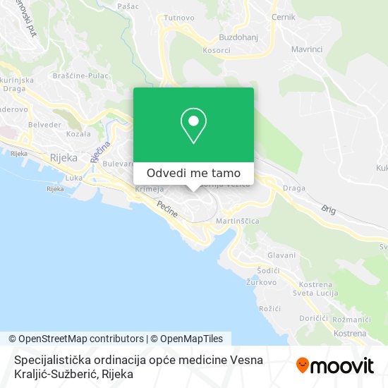 Karta Specijalistička ordinacija opće medicine Vesna Kraljić-Sužberić