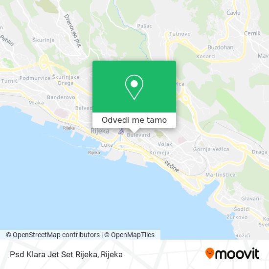 Karta Psd Klara Jet Set Rijeka