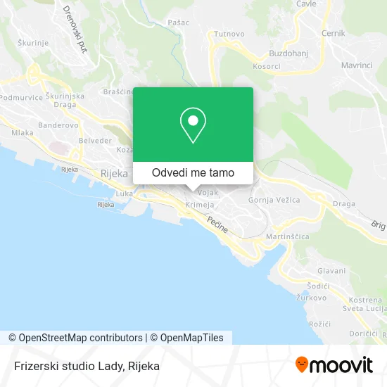 Karta Frizerski studio Lady