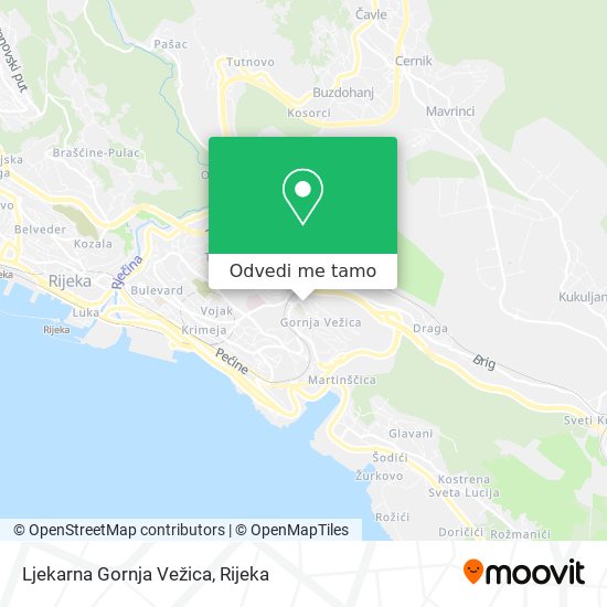 Karta Ljekarna Gornja Vežica