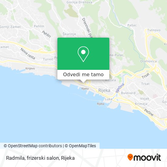 Karta Radmila, frizerski salon