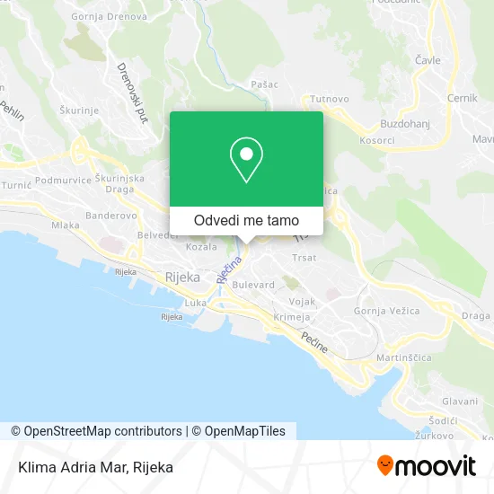 Karta Klima Adria Mar
