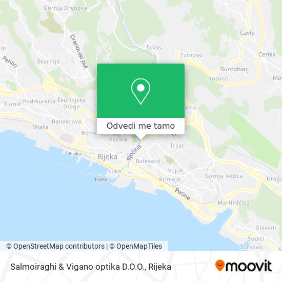 Karta Salmoiraghi & Vigano optika D.O.O.