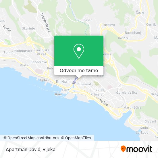 Karta Apartman David