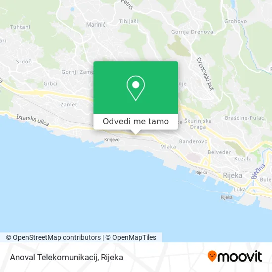 Karta Anoval Telekomunikacij