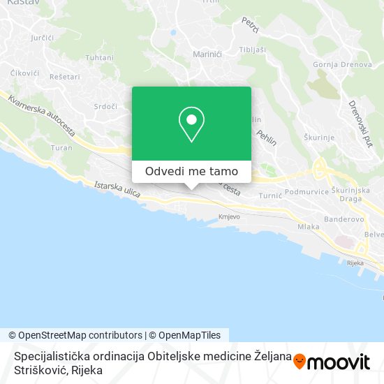 Karta Specijalistička ordinacija Obiteljske medicine Željana Strišković