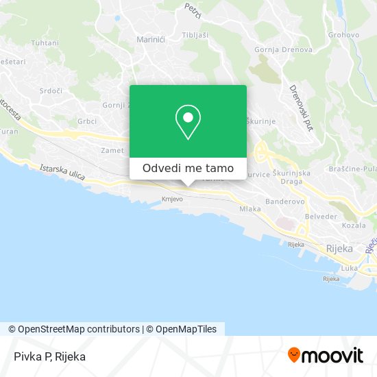 Karta Pivka P