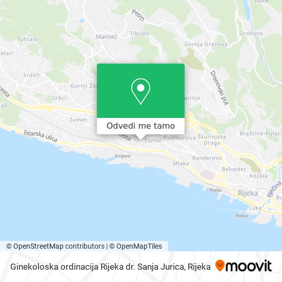 Karta Ginekoloska ordinacija Rijeka dr. Sanja Jurica