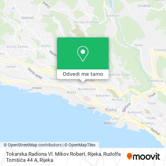 Karta Tokarska Radiona Vl. Mikov Robert, Rijeka, Rudolfa Tomšića 44 A