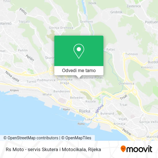 Karta Rs Moto - servis Skutera i Motocikala