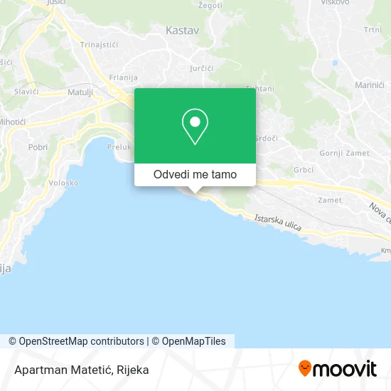 Karta Apartman Matetić