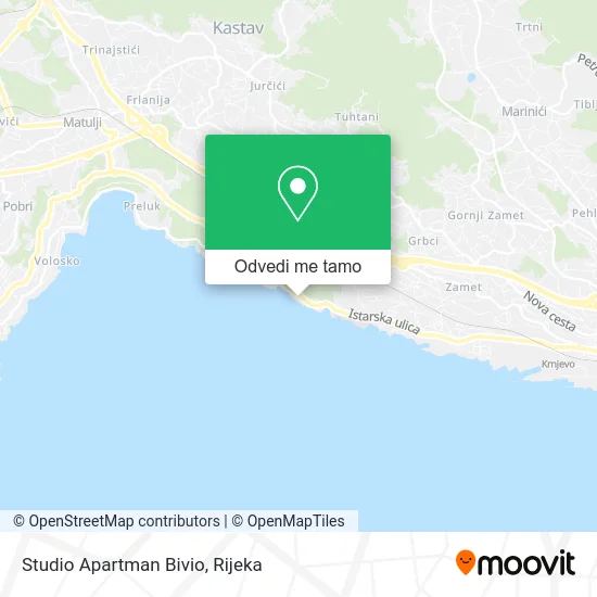 Karta Studio Apartman Bivio