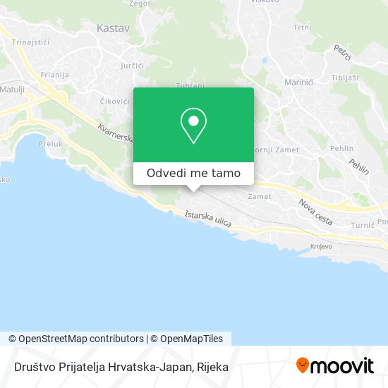 Karta Društvo Prijatelja Hrvatska-Japan