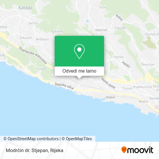 Karta Modrčin dr. Stjepan