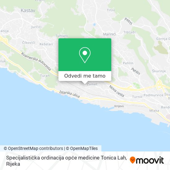 Karta Specijalistička ordinacija opće medicine Tonica Lah