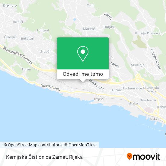 Karta Kemijska Čistionica Zamet
