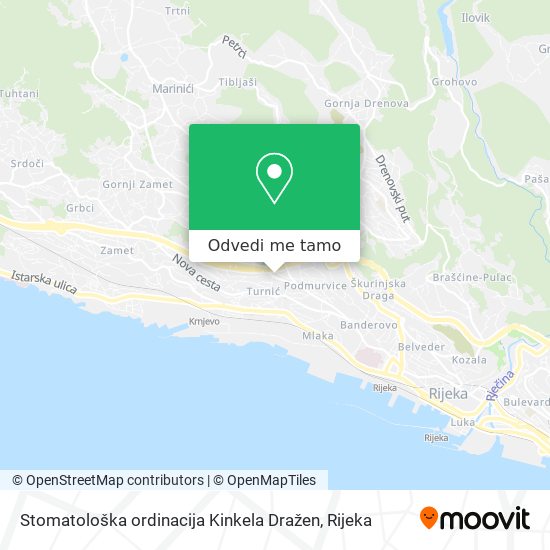 Karta Stomatološka ordinacija Kinkela Dražen
