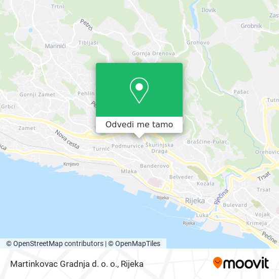 Karta Martinkovac Gradnja d. o. o.