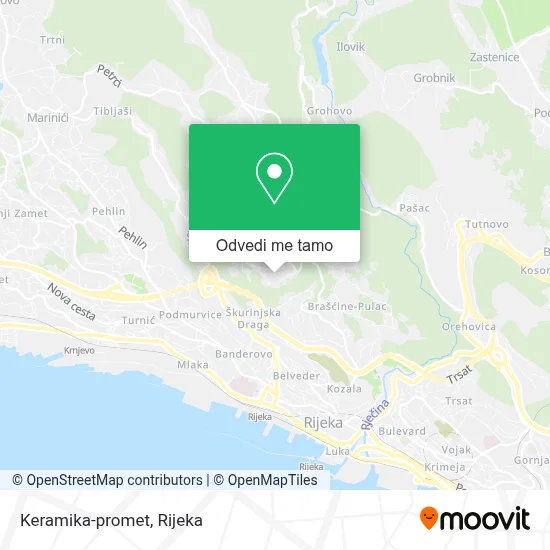 Karta Keramika-promet