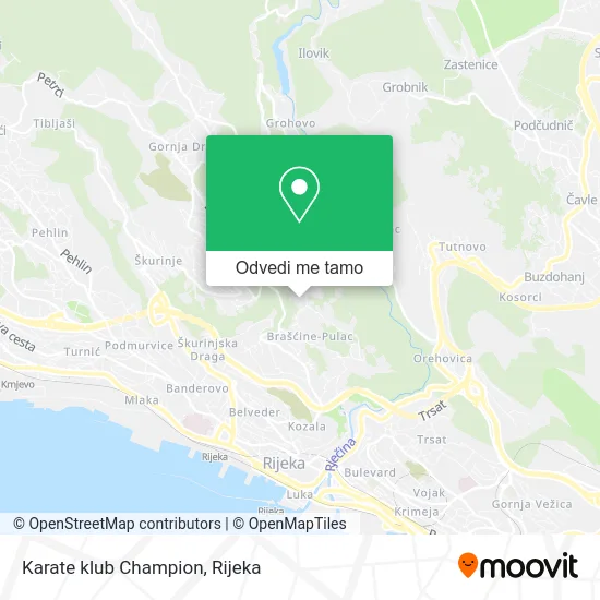 Karta Karate klub Champion