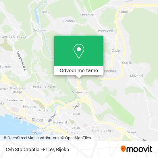 Karta Cvh Stp Croatia H-159