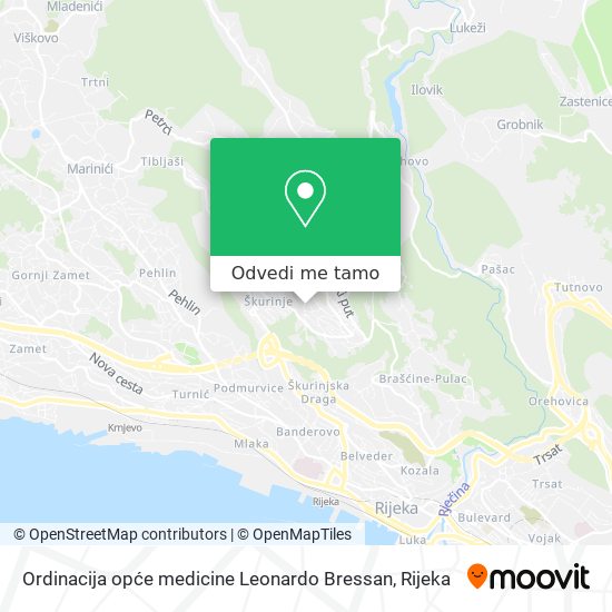 Karta Ordinacija opće medicine Leonardo Bressan