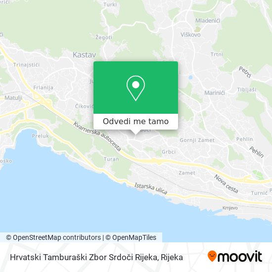 Karta Hrvatski Tamburaški Zbor Srdoči Rijeka