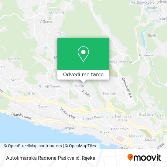 Karta Autolimarska Radiona Paškvalić