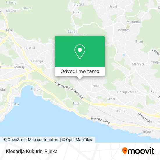 Karta Klesarija Kukurin
