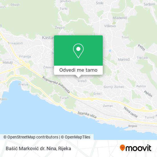 Karta Bašić Marković dr. Nina