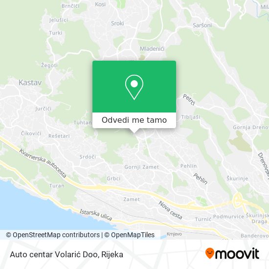 Karta Auto centar Volarić Doo