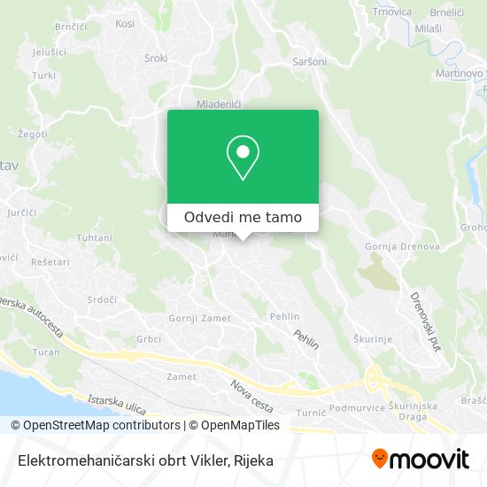 Karta Elektromehaničarski obrt Vikler