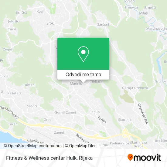 Karta Fitness & Wellness centar Hulk