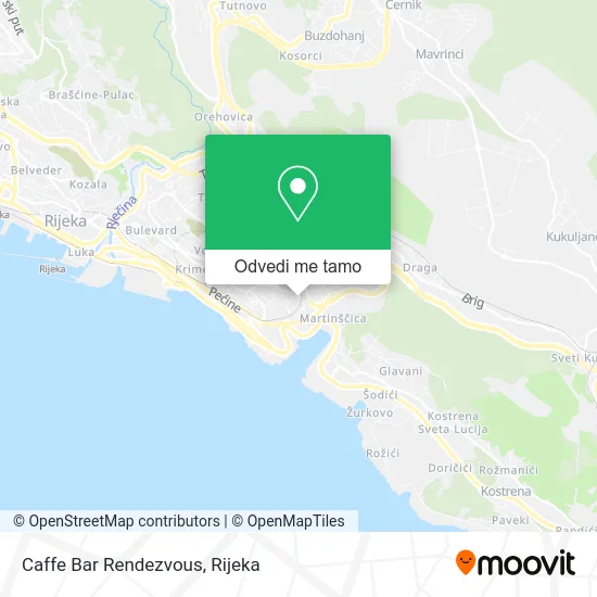 Karta Caffe Bar Rendezvous