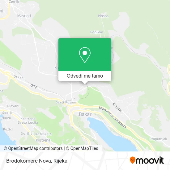 Karta Brodokomerc Nova