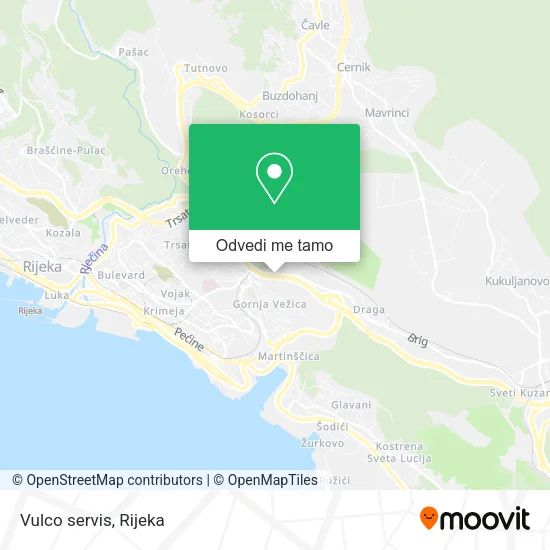 Karta Vulco servis