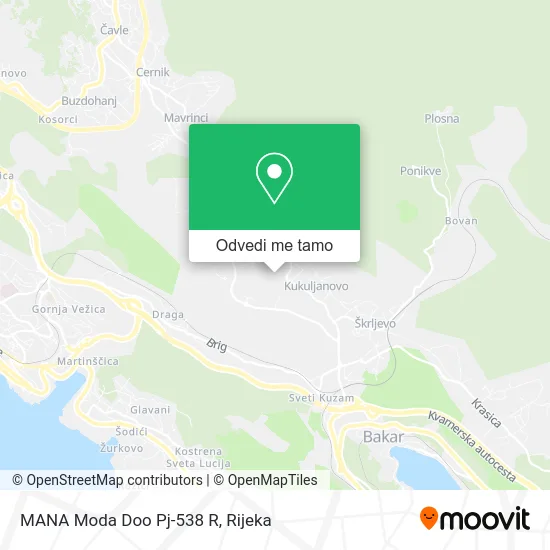 Karta MANA Moda Doo Pj-538 R