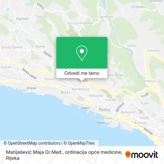 Karta Matijašević Maja Dr.Med., ordinacija opće medicine