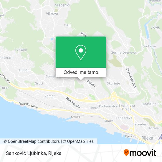 Karta Sanković Ljubinka