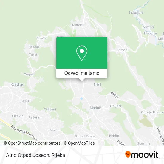 Karta Auto Otpad Joseph