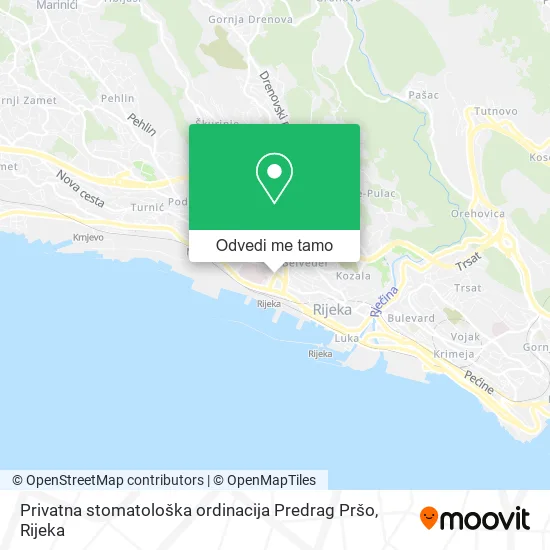Karta Privatna stomatološka ordinacija Predrag Pršo