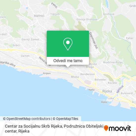 Karta Centar za Socijalnu Skrb Rijeka, Podružnica Obiteljski centar