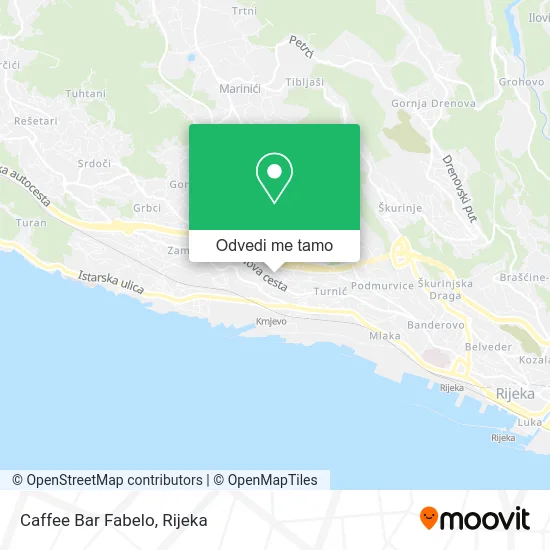 Karta Caffee Bar Fabelo