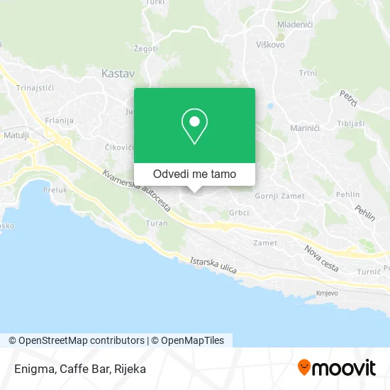 Karta Enigma, Caffe Bar