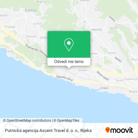 Karta Putnicka agencija Ascent Travel d. o. o.