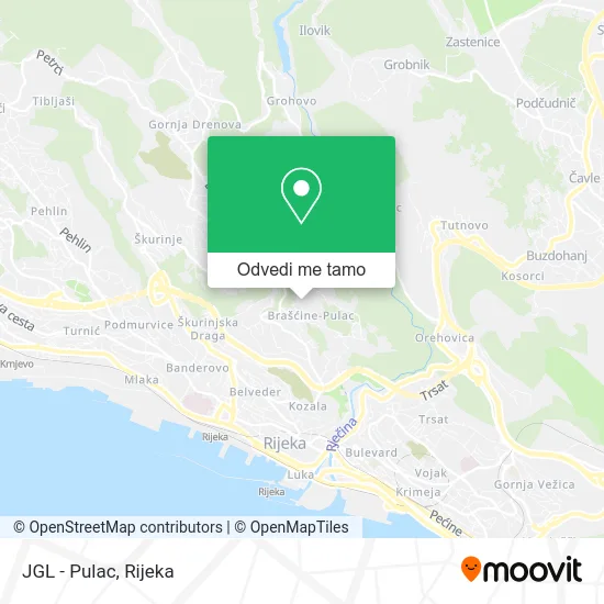 Karta JGL - Pulac
