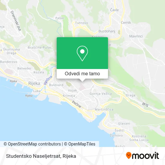 Karta Studentsko Naseljetrsat